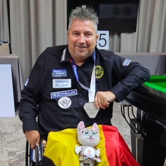 Kurt Deklerck behaalt zilver medaille op WK 6 Reds